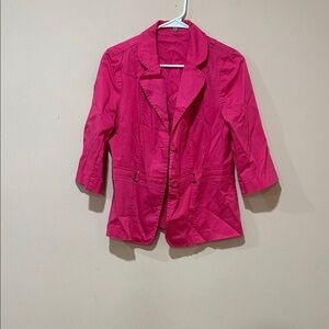 ❤️3 for $10❤️Notations Fuchsia Blazer for Women